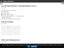 Tablet Screenshot of gruppochiarcosso.com